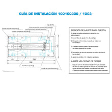 Kit Herralum para Puerta de Cristal, Incluye Kit Bisagra Hidráulica 1012 + Jaladera H 100 cm