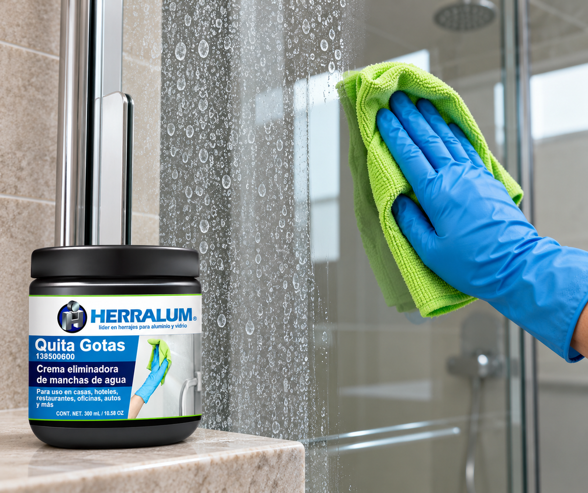 Crema Quita Gotas para Cristal y Metal Herralum 138500600