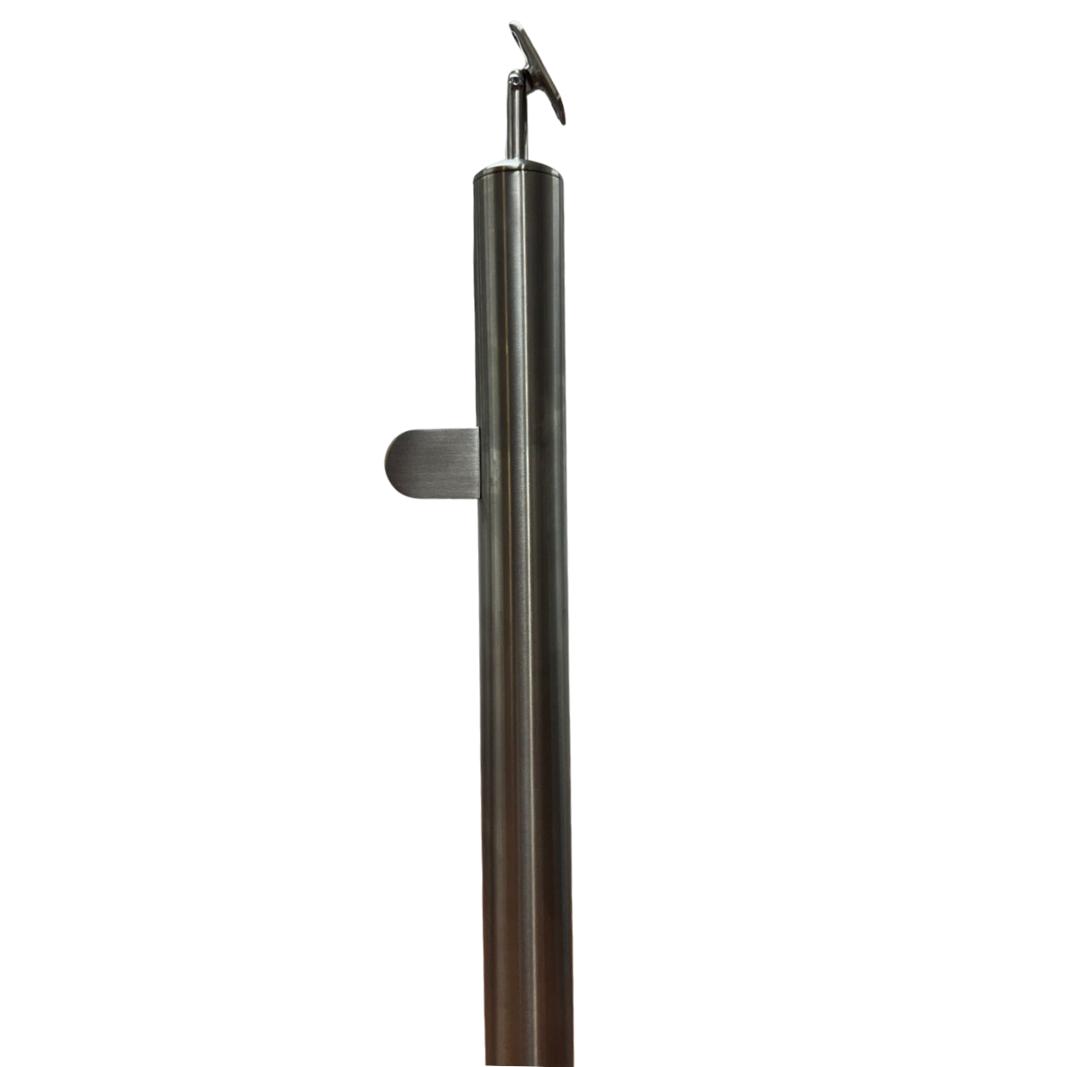 Poste Final Prefabricado Para Barandales de Cristal Templado con Pasamanos Herralum