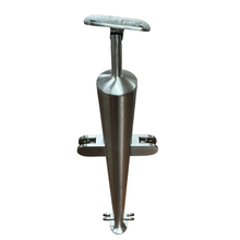 Prefabricated Post for Tempered Glass Railings with handrails