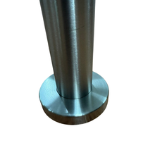 Prefabricated Post for Tempered Glass Railings with handrails