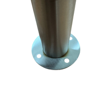 Prefabricated Post for Tempered Glass Railings with handrails