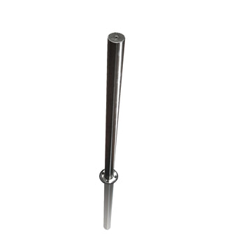 Railing Post of .90cm and 1m Height Cal 18 of 2 inches with Preparation for Handrail SKU 2305 Herralum 