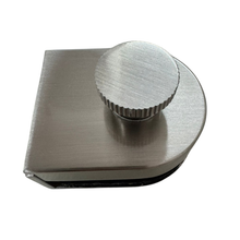 Seguro Xcaret con Perno Para Puerta de Cristal Templado de 9mm herralum