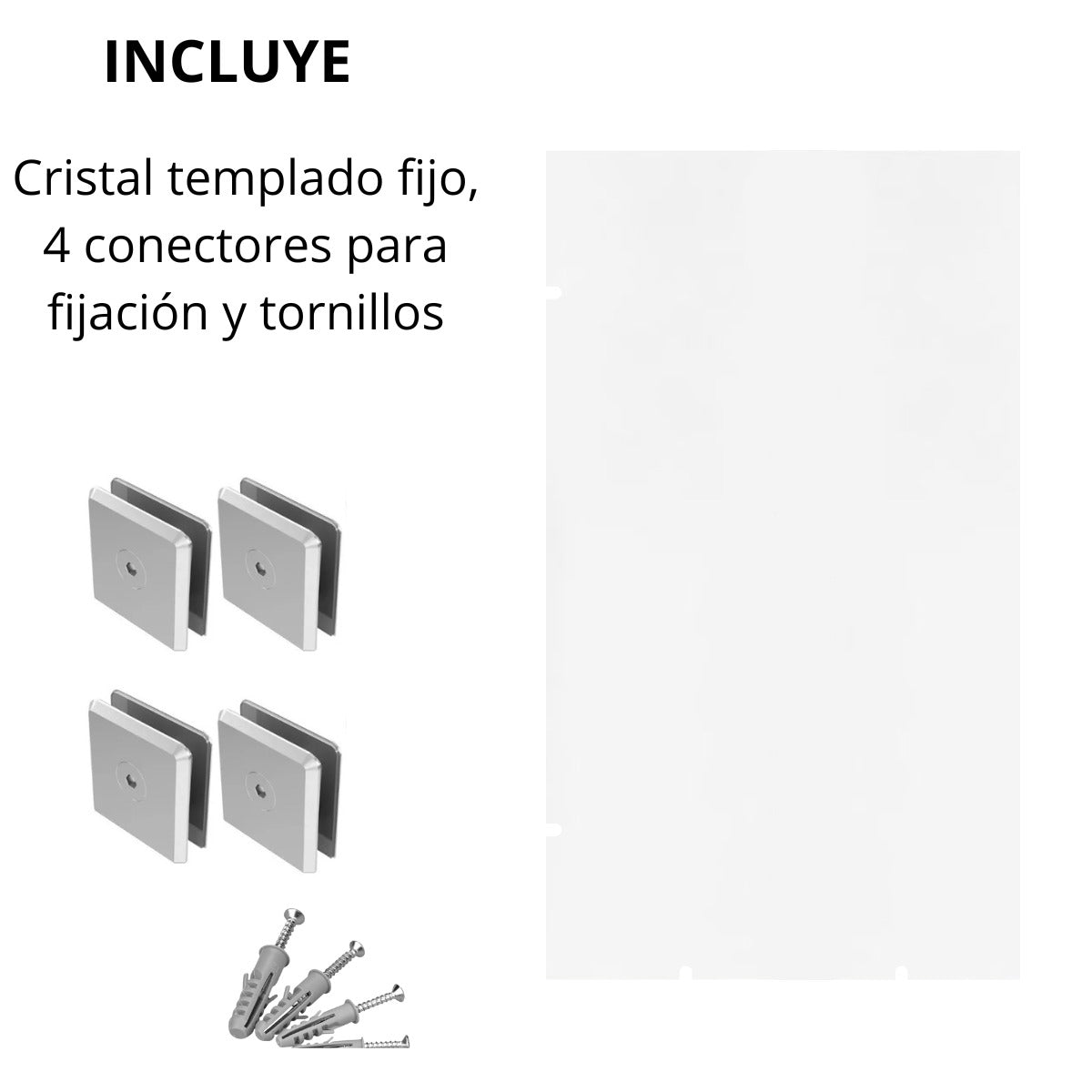 Mampara de Cristal Templado 10 mm herrashop