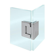 Glass to Glass Hinge at 90° Stainless Steel SKU 1470090 Herralum 