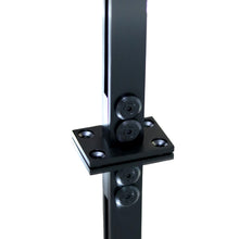 Solid Plate Post for Glass Railing