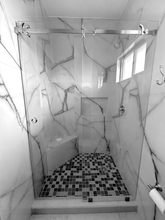 Side Stop for Bacalar Bathroom Door SKU 1305