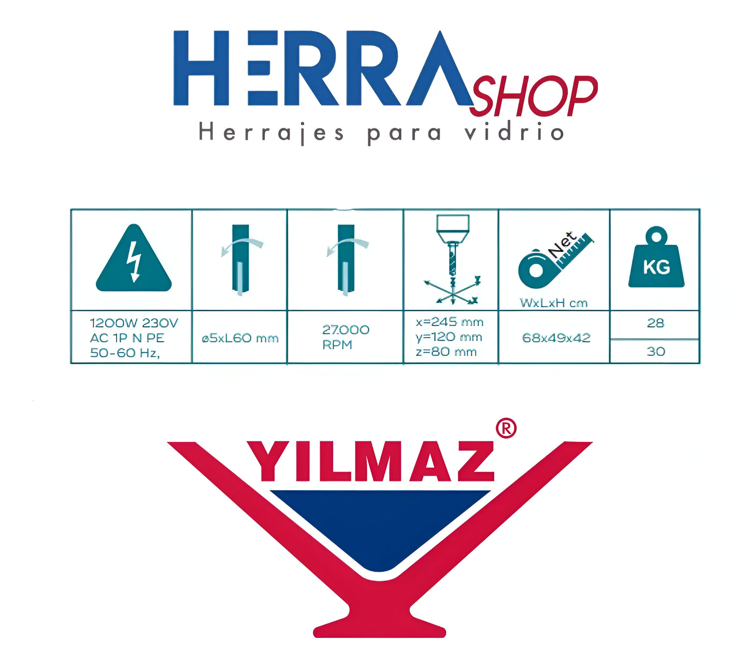 Copiadora Portátil Yilmaz Para Aluminio / PVC Herralum