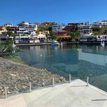 Miniposte Satin Nuevo León 25cm Herralum Para Barandales De Cristal Templado