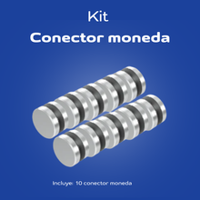 Paquete 10 conectores moneda 1182 Herralum