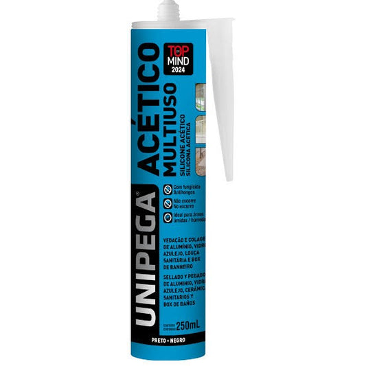 Silicona Acética Para Superficies Lisas (no porosas) y No Ferrosas/ Vidrio/ Aluminio/ Cerámicas Vitrificadas herralum