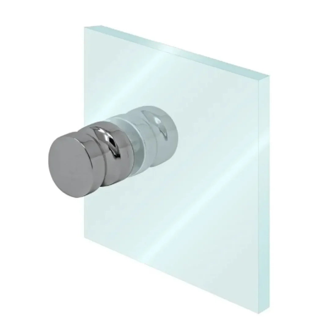 Jaladera Pomo Pedregal de Acero Inoxidable de 32mm de Diametro por 30mm herralum