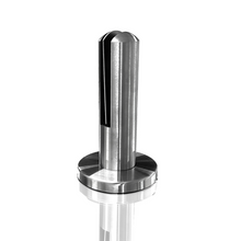 MiniPoste Redondo de 17.8cm de alto para Barandal de Vidrio Templado de 8 a 14mm