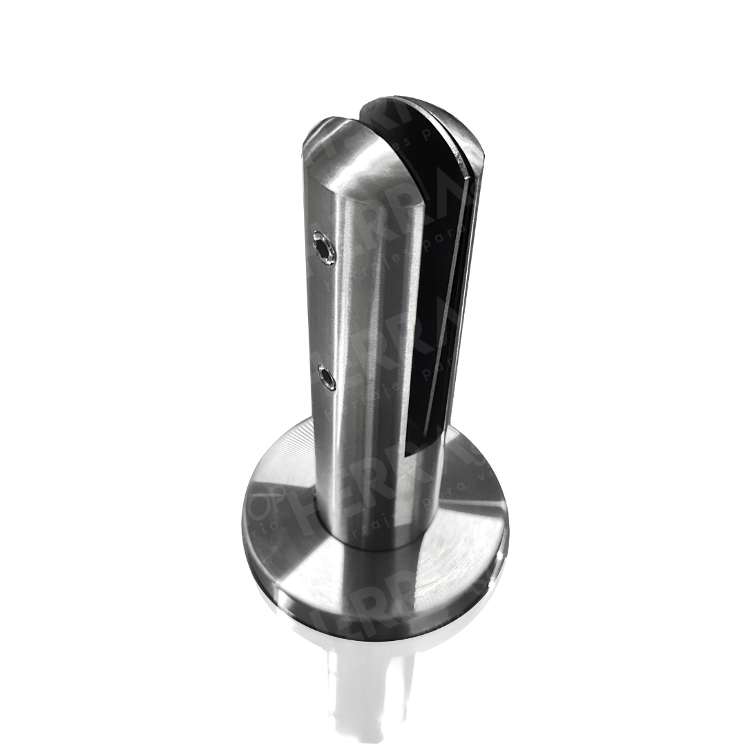 Mini Round Post 17.8cm high for Tempered Glass Railing from 8 to 14mm SKU 1366001SA 