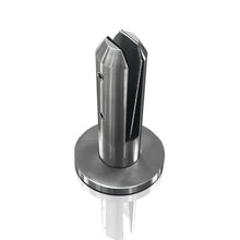 Miniposte Redondo de 16cm de Alto Para Barandal de Cristal Templado de 8 a 14mm herralum