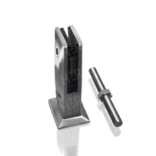 17cm High Rectangular Mini Post For Tempered Glass Railing from 8 to 14mm SKU 1366004SA Herralum