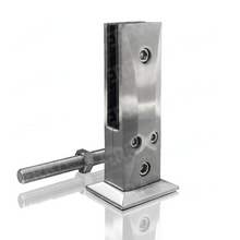 17cm High Rectangular Mini Post For Tempered Glass Railing from 8 to 14mm SKU 1366004SA Herralum