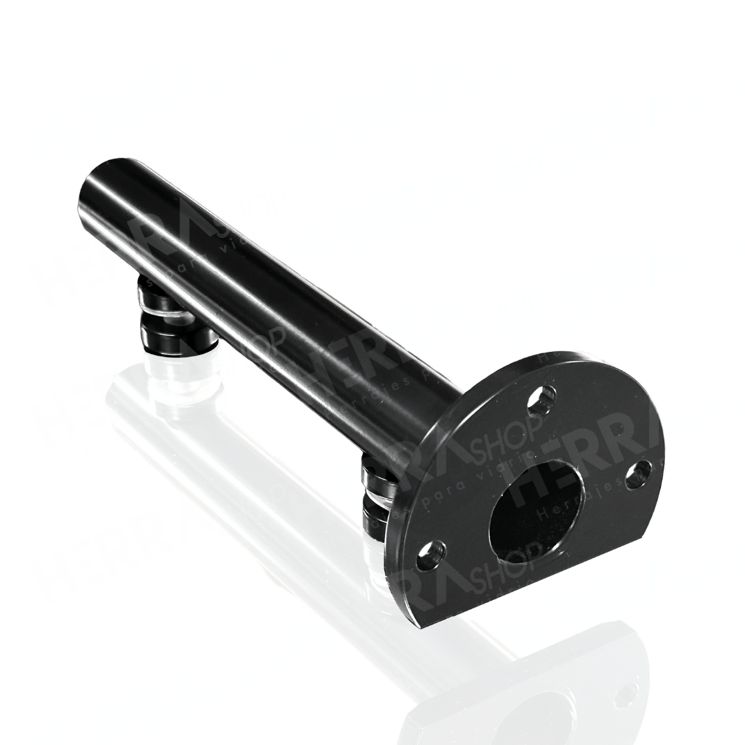 Herralum 25cm Mini Round Post for Tempered Glass Railings