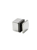 Stainless Steel Adjustable Side Square Connector For 8-21.5mm Glass Stainless SKU 1380044SA