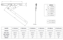 Brazo Para Ventana De Proyección Herralum