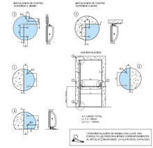 Herralum 1028 Vertical Anti-Panic Bar For Single or Double Tempered Glass Doors