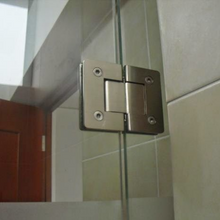 Bisagra Vidrio a Vidrio de 180º Para Puertas en Interior de Cristal Templado Herralum