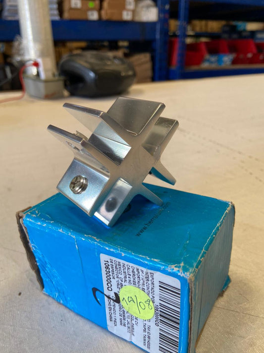 Type "X" Glass to Glass Connector Finish SKU 1063