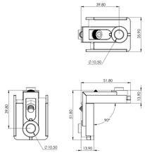 Monticelli Square 359x139mm SKU 1068359139 