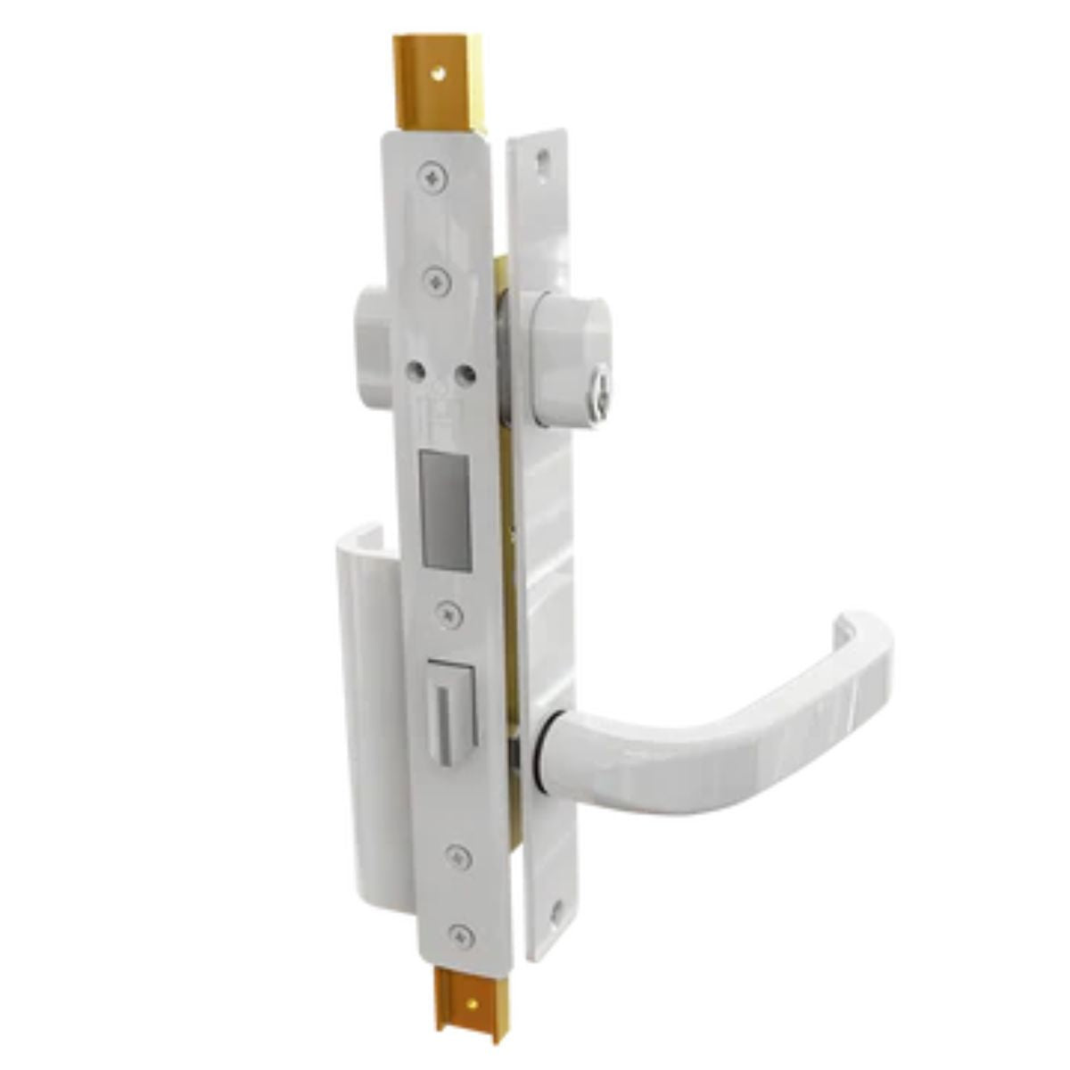 Chapa Jaladera Manija Herralum Con cilindro llave-llave SKU 1099
