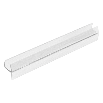 Xochimilco Type “H” Polycarbonate Profile with Rigid Side Fin that Serves as a Sealing Jamb or Stop SKU 1121 