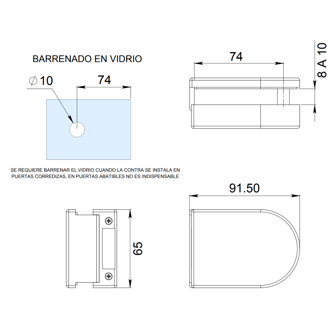 Counter For Murata Sheet Metal 1152 SKU 1153