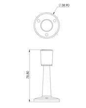 Tope Recto Para Puerta herralum