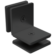 Straight Glass to Glass Connector at 90º