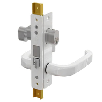 Double Handle Plate Herralum With Cylinder Key-Butterfly SKU 1164