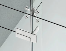 Herraje Superior Tipo "L" con Portacostilla Linea Tapalpa para Cristal Templado Herralum