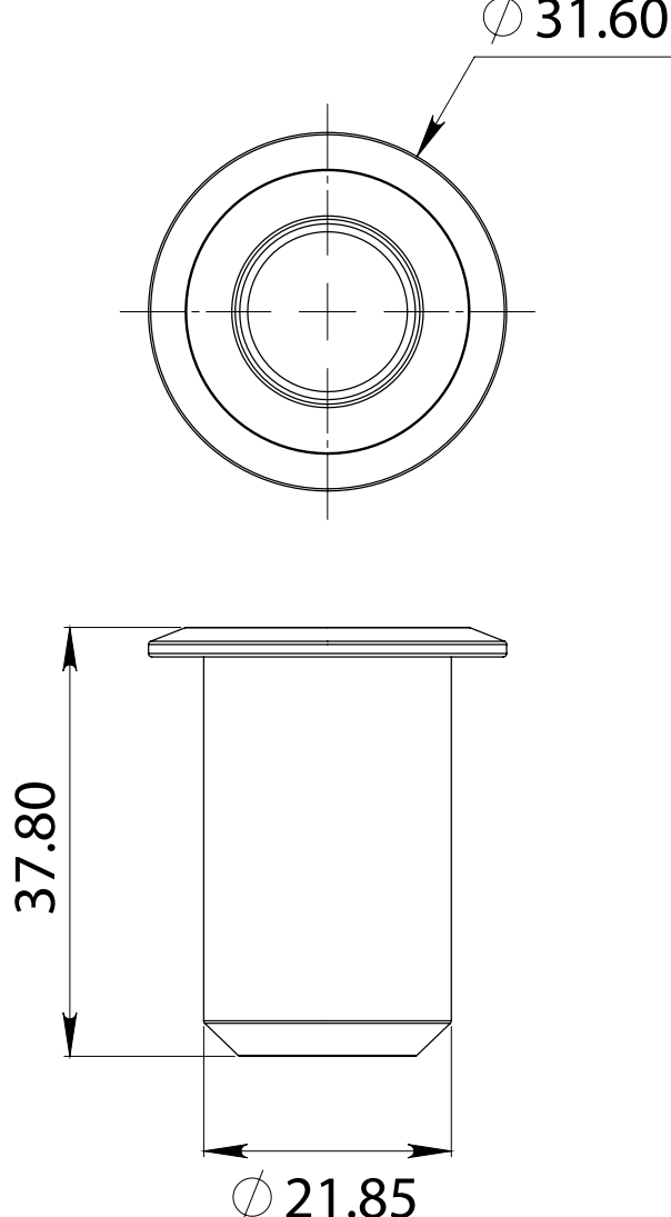 Contra de 16mm Para Chapa 1179 herralum