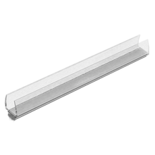 Perfil de Policarbonato Tipo “U” con Porta Felpa Para Puerta Batiente herralum