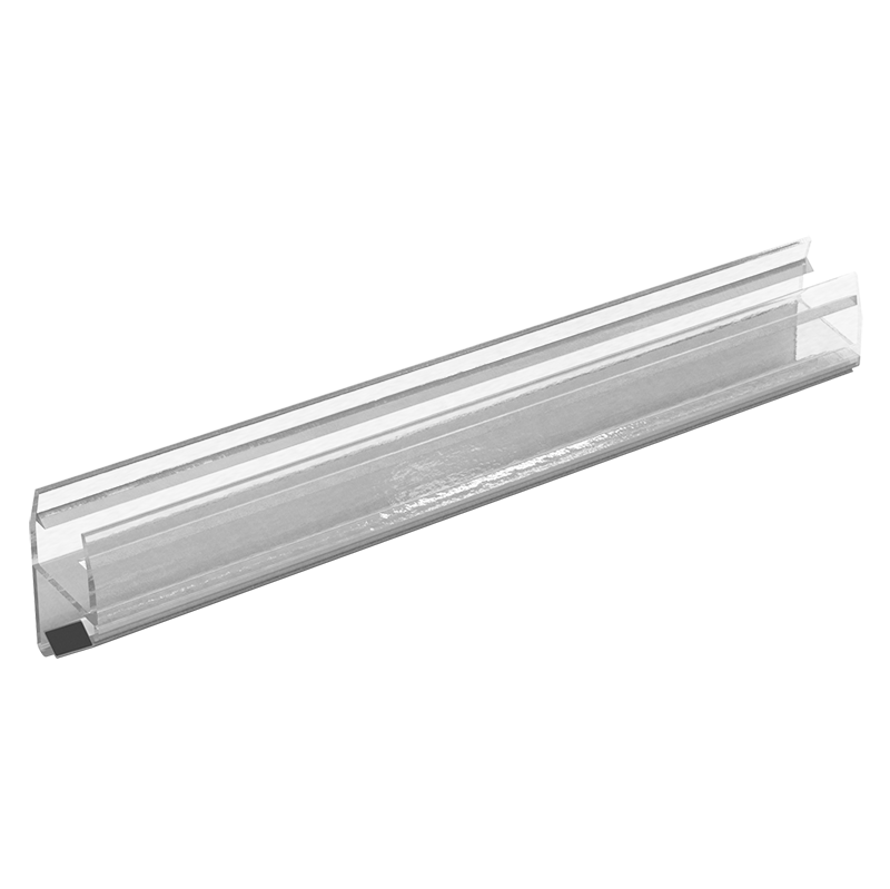 Polycarbonate Profile with Magnet for Lateral Installation in Sliding or Swinging at 180° and 90° SKU 1226 
