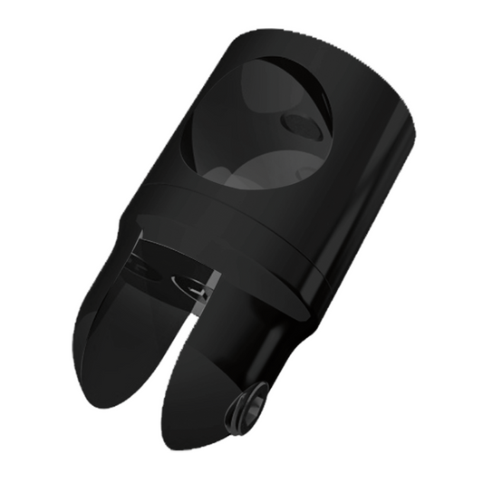 Conector ajustable con atrape vidrio tubo