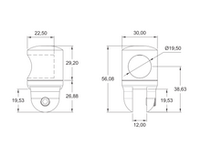 Adjustable Glass to Tube Connector SKU 1242