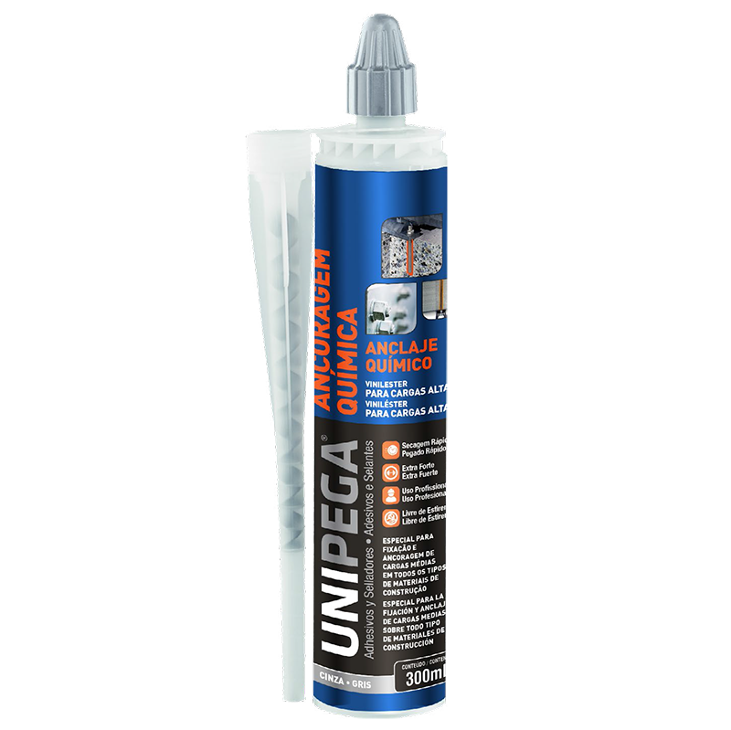 Chemical Anchor 280 ml Gray SKU 1295008 Unipega Herralum
