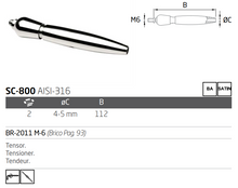 Conector Tensor Largo para Barandal de Cable de Acero herralum