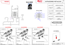 Carretilla Hockey Con Rueda Sencilla Delrin y Balero De Agujas Ajustable Para Serie 4600 De Extrusiones Metálicas
