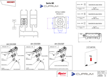 Hockey Trolley With Single Delrin Wheel and Adjustable Needle Bearing for Cuprum Series 80 SKU 138201900 Herralum