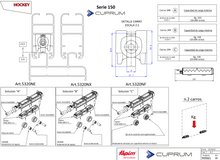 Hockey Trolley With Single Delrin Wheel and Adjustable Needle Bearing for Cuprum Series 80 SKU 138201900 Herralum