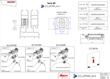 Hockey Trolley Type Double Delrin Wheel and Adjustable Needle Bearings for Cuprum Series 80 SKU 138202000 Herralum