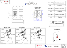 Hockey Trolley With Single Nylon Wheel and Adjustable Bearing for Cuprum Series 80 SKU 138202100 Herralum
