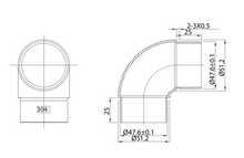 U Elbow Connector For 50.8mm Tube SKU 1394004200SA