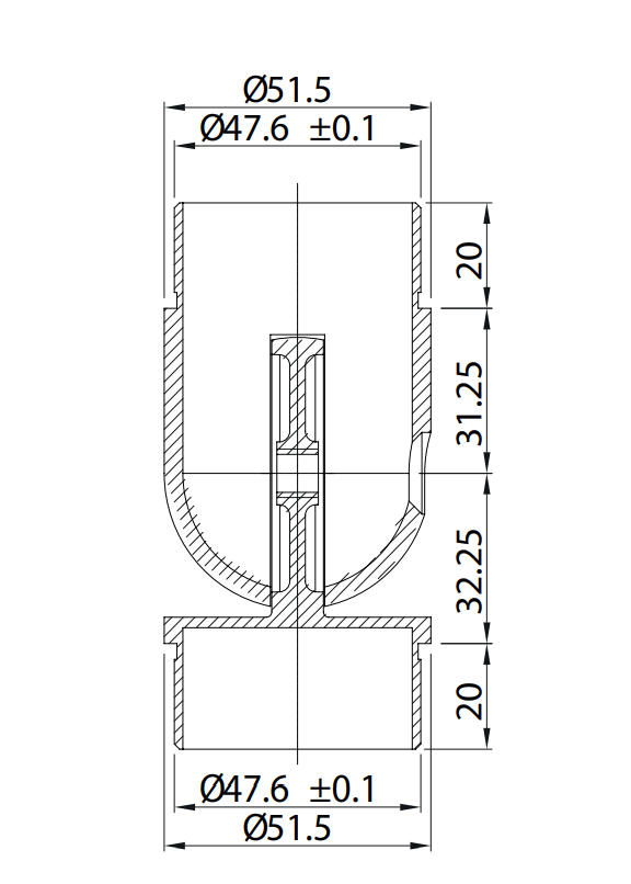 Adjustable Elbow from 0 to 90º for 50.8mm Tube SKU 1394007200SA